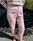 Stretch-Jeans in Rosa