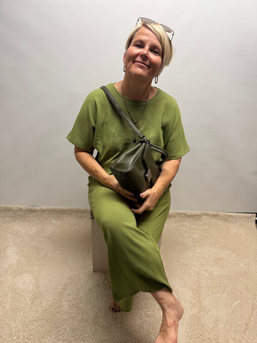 Banu Shirt mit Print in Grün