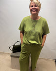 Banu Shirt mit Print in Grün