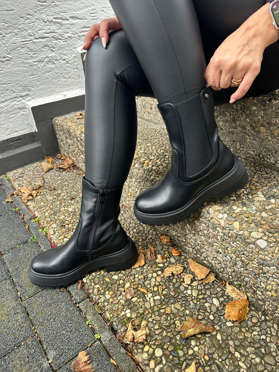 Boots mit Plateausohle