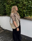 Banu Shirt mit 3/4 Ärmel mit Zebraprint