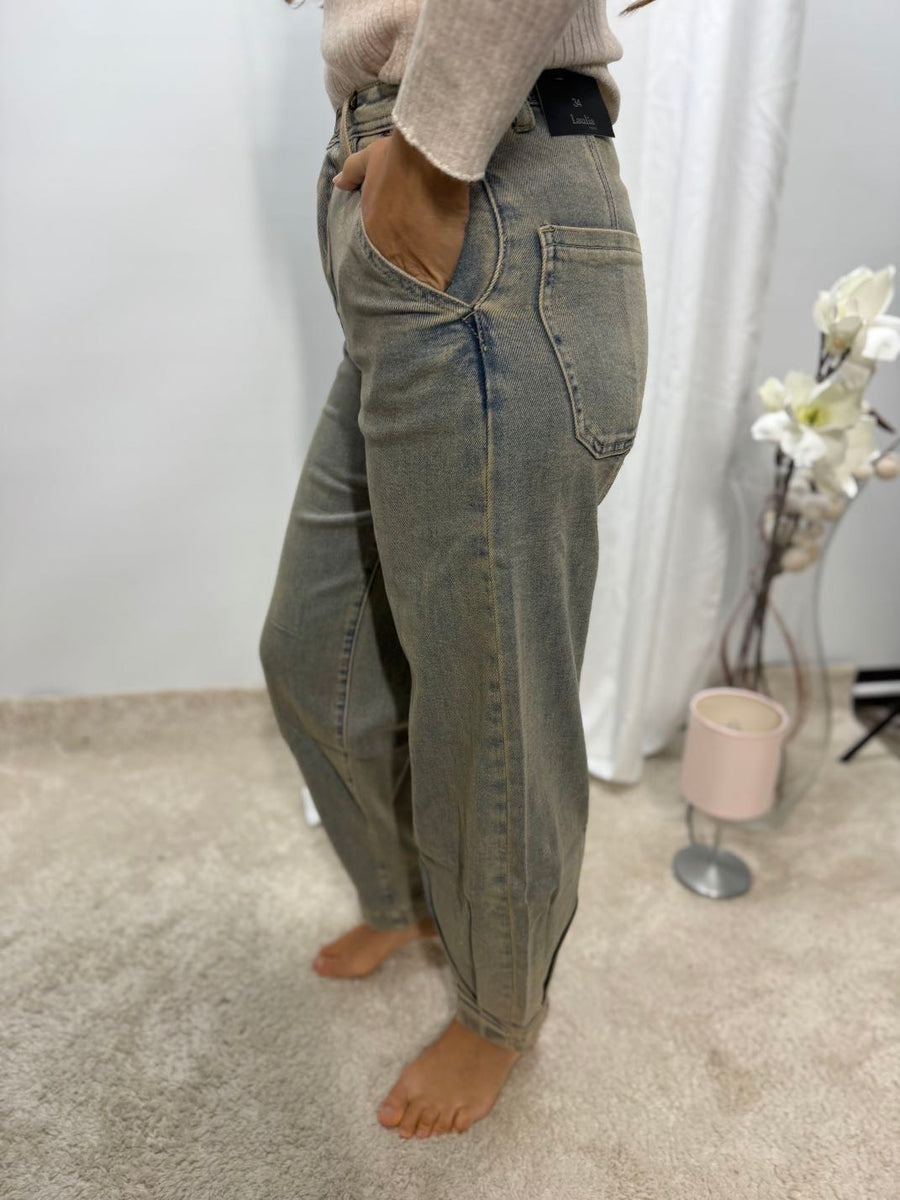 T412 Ballonhose - Baggy Style - mit Bund und cooler Waschung