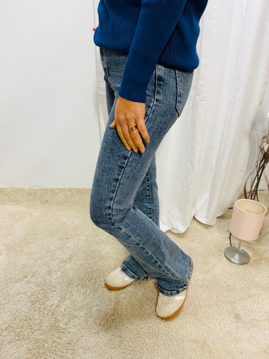 T6141-2 Schlagjeans 'Flare Fit'