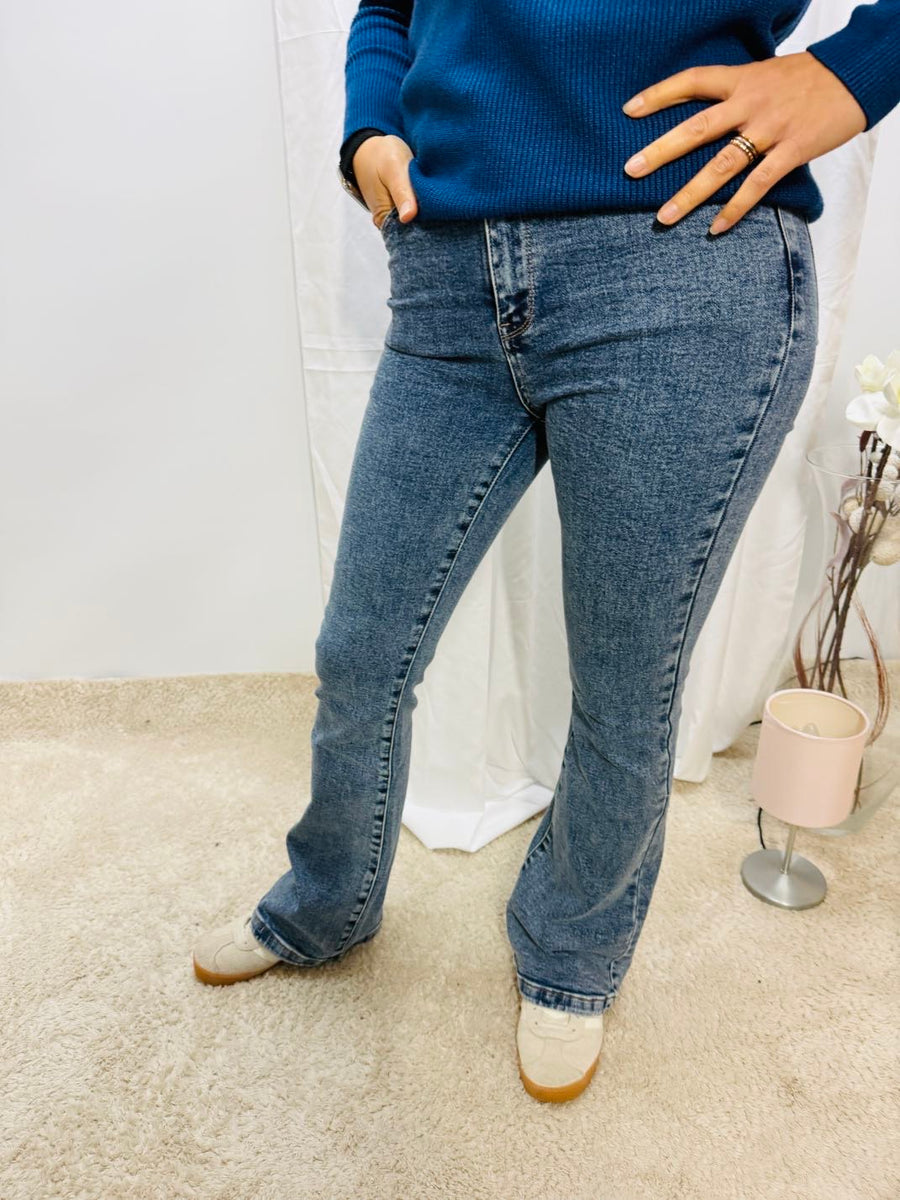 T6141-2 Schlagjeans 'Flare Fit'