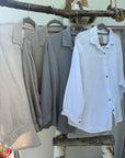 Musselin Bluse - kurz - Gr. XS-XL