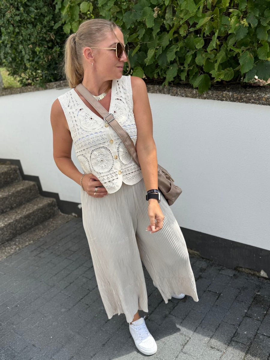 Leichte Plissee Culotte