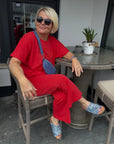 Banu Hose 7/8 in Erdbeerrot