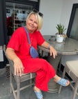 Banu Hose 7/8 in Erdbeerrot