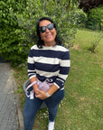 Shirt langarm gestreift blau