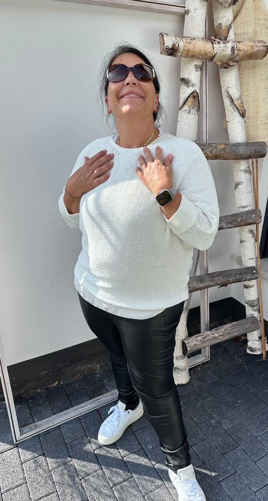 Plus Size Pullover in zwei Farben