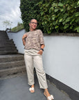 Lässige Hose in Beige