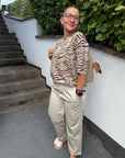 Lässige Hose in Beige