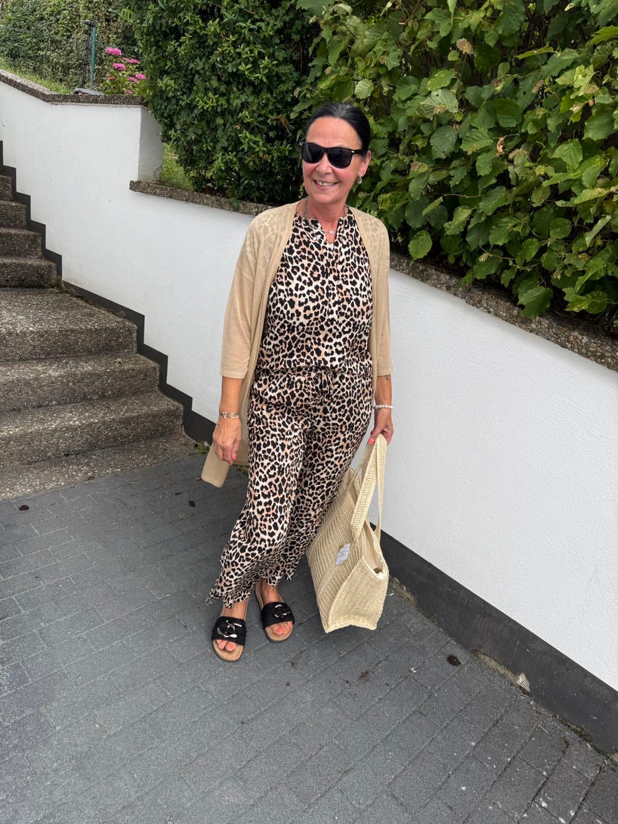 Blusenshirt mit Leoprint