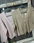 Kuscheliger Cardigan in beige-meliert