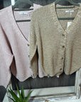 Kuscheliger Cardigan in beige-meliert