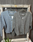 Kuscheliger Cardigan in grau-meliert