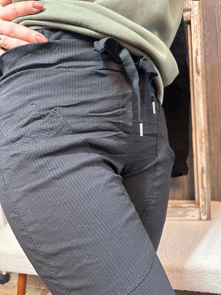 Joggpants in Ripp-Optik