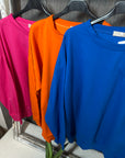 Sweatshirts in knalligen Farben