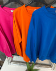 Sweatshirts in knalligen Farben