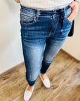 Jeans Joggpants mit Bändel
