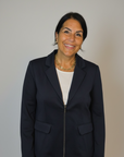 Blazer mit Reißverschluss in Navy
