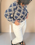 Mom Jeans in Beige