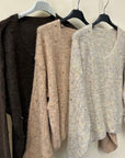 Perlen Pullover Gr. XS-XL