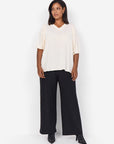 Basic Bluse mit 3/4 Ärmeln PLUS SIZE