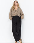 Plus Size Bluse mit Rüschendetails