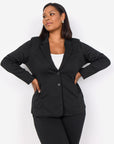 Stretch-Blazer in Schwarz NOOS