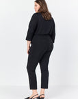 Shirt Plus Size in Schwarz