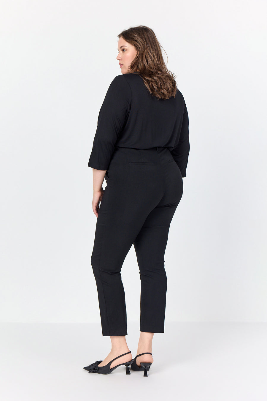 Shirt Plus Size in Schwarz