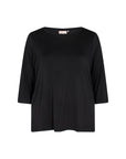 Shirt Plus Size in Schwarz