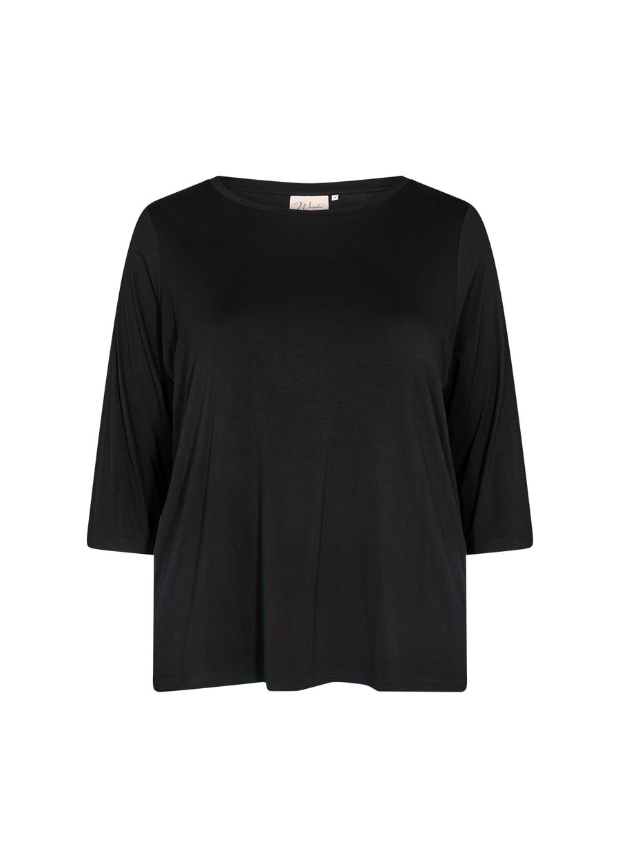 Shirt Plus Size in Schwarz