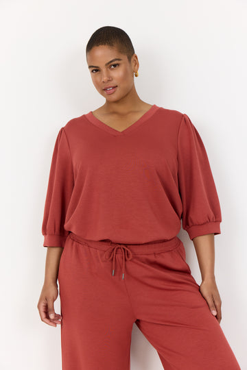 Plus Size Banu Shirt in Rost