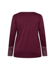 Longshirt Plus Size in Aubergine