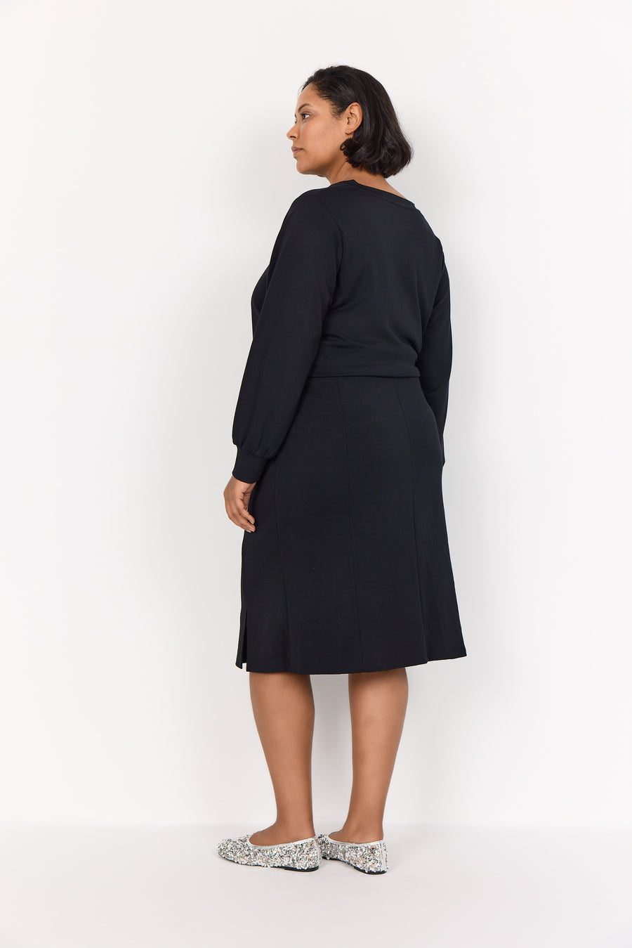 Plus Size Banu Rock in Schwarz